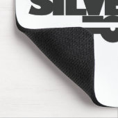 Silberfuchslogo Mousepad (Ecke)