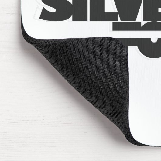 Silberfuchslogo Mousepad (Ecke)