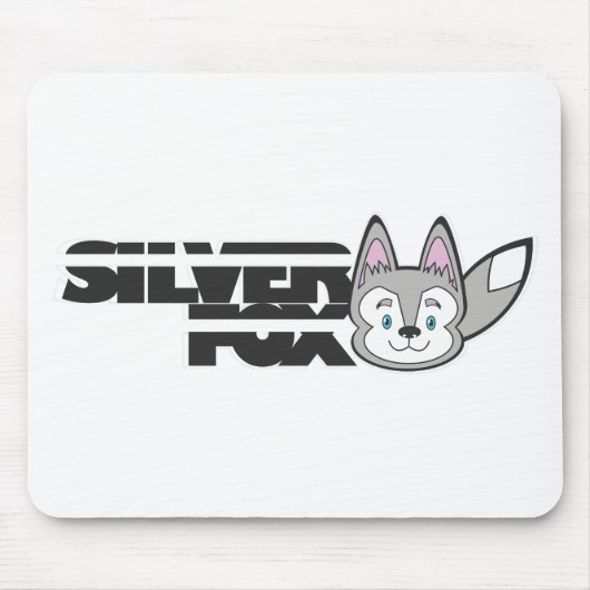 Silberfuchslogo Mousepad (Vorne)
