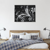 Silbergarten Leinwanddruck (Insitu (Schlafzimmer))