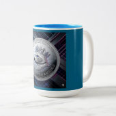 Silbergekrönt Zweifarbige Tasse (VorderseiteRechts)