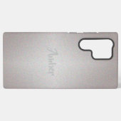 Silberglanz Samsung Galaxy Hülle (Rückseite (Horizontal))