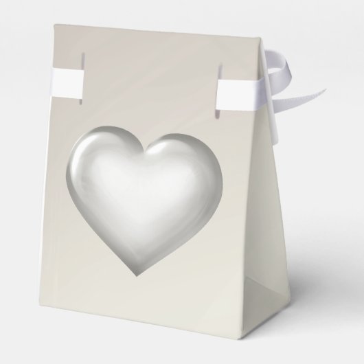 Silberglasherz Geschenkschachtel (Rückseite)