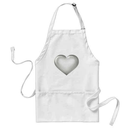 Silberglasherz Schürze (Vorne)