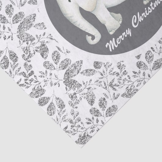 Silberglitz, weißes Party Seidenpapier (Ausschnitt)