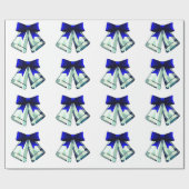 Silberglöckchen Geschenkpapier (Flach)
