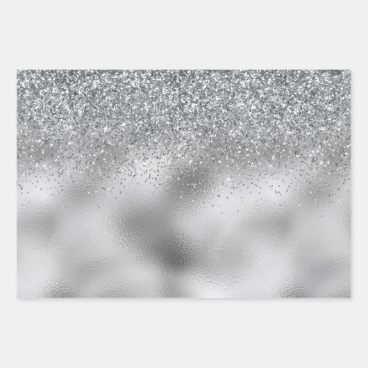 Silberglocke Geschenkpapier Set (Vorderseite)