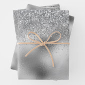 Silberglocke Geschenkpapier Set (Beispiel)