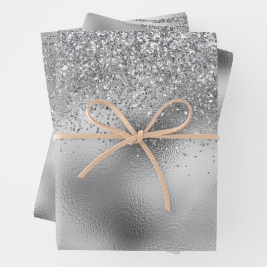 Silberglocke Geschenkpapier Set (Beispiel)