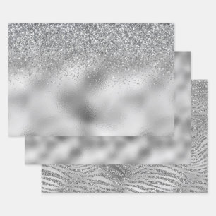 Silberglocke Geschenkpapier Set