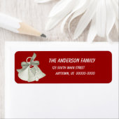 Silberglocken auf dem roten Etikett (Insitu)