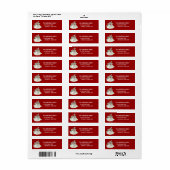 Silberglocken auf dem roten Etikett (Vorne)