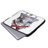 Silberglocken Laptopschutzhülle (Vorne Knopf)