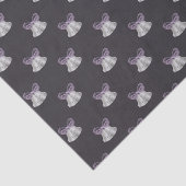 Silberglocken und Lila Bogen Seidenpapier (Ausschnitt)