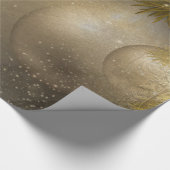 Silbergoldverzierungen Geschenkpapier (Ecke)