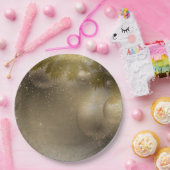 Silbergoldverzierungen Pappteller (Party)