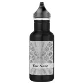 Silbergrau-Damastmuster Trinkflasche (Rechts)