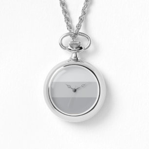 Silbergrau gestreift armbanduhr