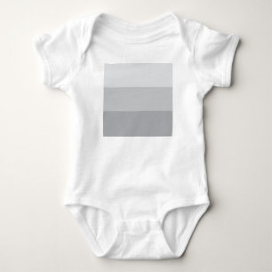Silbergrau gestreift baby strampler