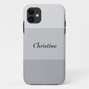 Silbergrau gestreift Case-Mate iPhone hülle