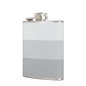 Silbergrau gestreift flachmann (Links)