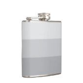 Silbergrau gestreift flachmann (Rechts)