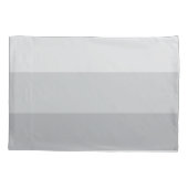 Silbergrau gestreift kissenbezug (Rückseite-Links)