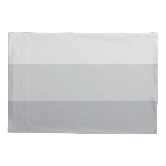 Silbergrau gestreift kissenbezug (Rückseite-Links)