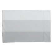 Silbergrau gestreift kissenbezug (Vorderseite-Rechts)