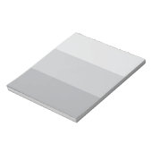 Silbergrau gestreift notizblock (Rotiert)