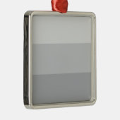 Silbergrau gestreift ornament aus metall (Rechts)