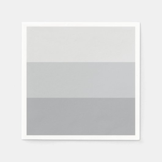 Silbergrau gestreift serviette (Vorderseite)