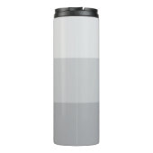 Silbergrau gestreift thermosbecher (Rückseite)