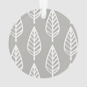 silbergrau/grau und weiß ornament