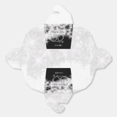 Silbergrau schwarz 30. Hochzeitstag Glitzer Geschenkschachtel (Ungeklappt)