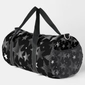 Silbergrau-Sterne-Druck Duffle Bag (Rechte Ecke)