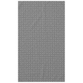 Silbergraue Blume mit Edelmetall-Muster Tischdecke (Vorderseite)