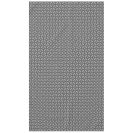 Silbergraue Blume mit Edelmetall-Muster Tischdecke