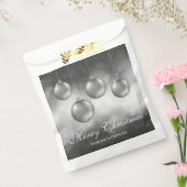 Silbergraue Weihnachtsbaumchen mit individuellem T Geschenktütchen (Versiegelt)