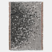 Silbergrauer Glitzer #1 #shiny Decke (Vorderseite Vertikal)