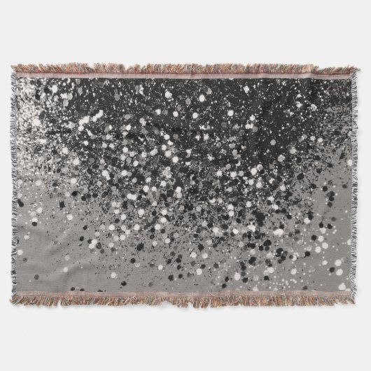 Silbergrauer Glitzer #1 #shiny Decke (Vorderseite)