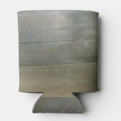 Silbergrauer Metallischer Effekt Dosenkühler (Rückseite)