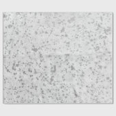 Silbergraues Umhüllungspapier Geschenkpapier (Flach)