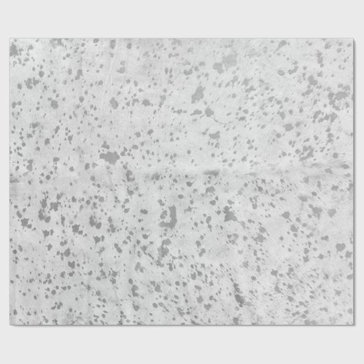 Silbergraues Umhüllungspapier Geschenkpapier (Flach)