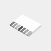 Silbergrauhals Post-it Klebezettel (angewinkelt)