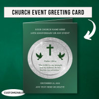 Silbergrüne Wertschätzung Kirche Jahrestag