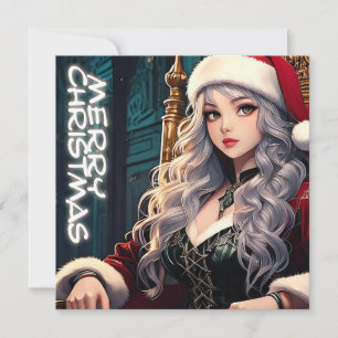 Silberhaar-Weihnachtsmann – Frohe Weihnachten