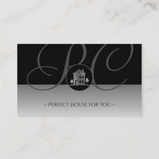 Silberhaus | Grundlegende Immobilien für Real Anwe Visitenkarte (Rückseite)