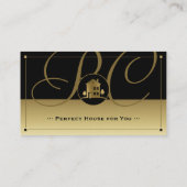 Silberhaus | Immobilien für Premium Real Anwesen B Visitenkarte (Rückseite)