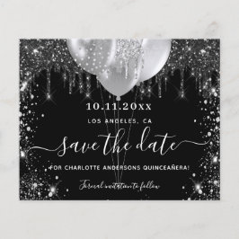Silberhaushalt auf der Halbinsel Quinceanera Save Flyer
